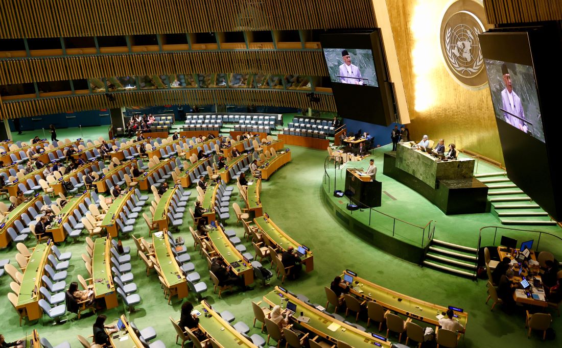 विश्व शान्ति र सुरक्षामा थप योगदान गर्न नेपाल तयार छः प्रधानमन्त्री