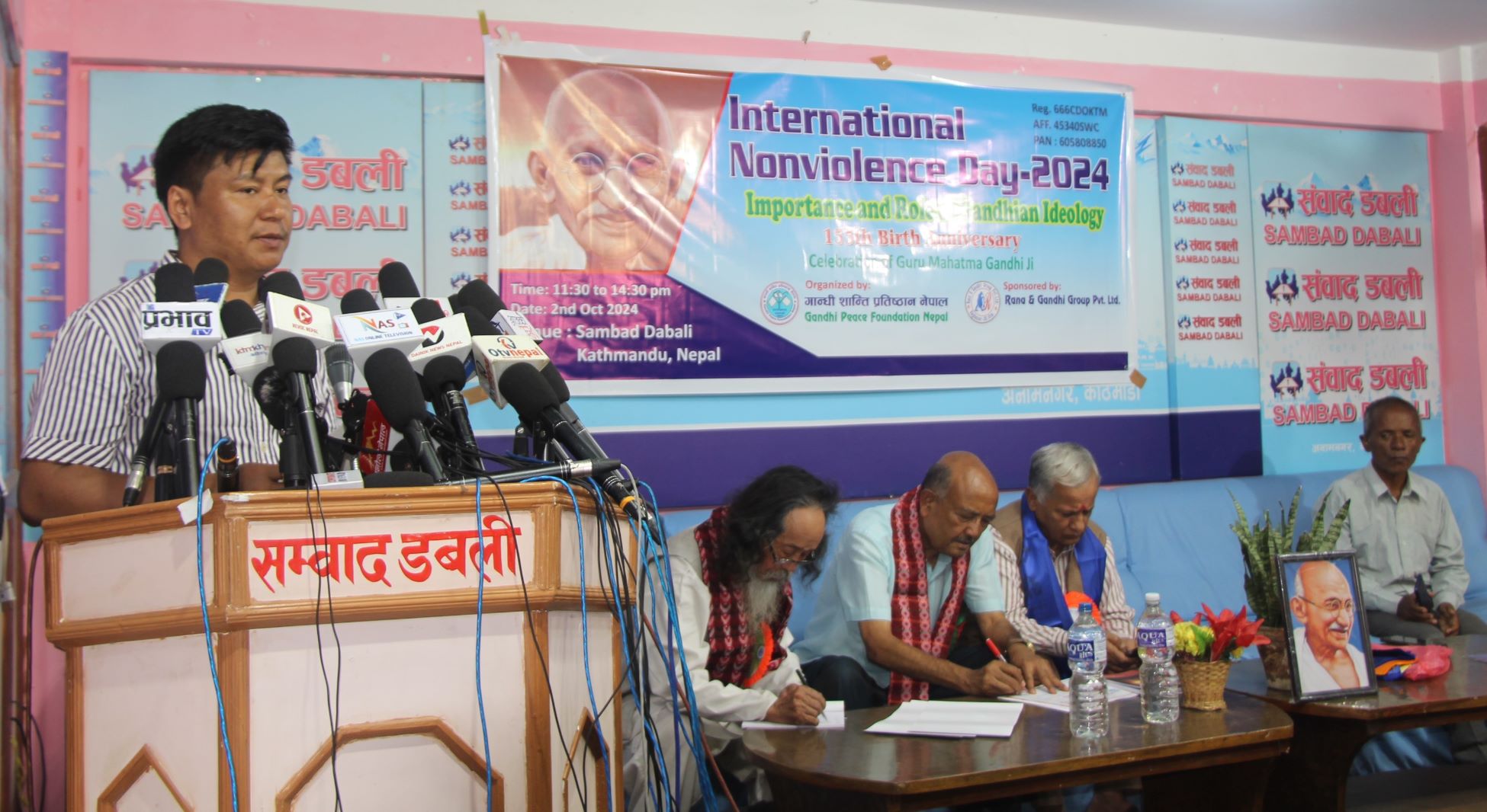 नेपालमा क्रान्ति धेरै भयो, अब गान्धी बिचारधारा पछ्यानु पर्छ