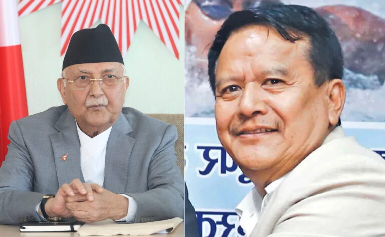 प्रधानमन्त्री ओली र व्यवसायी गुरुङविरुद्ध उजुरी, तत्काल पक्राउ गरी अनुसन्धान गर्न माग