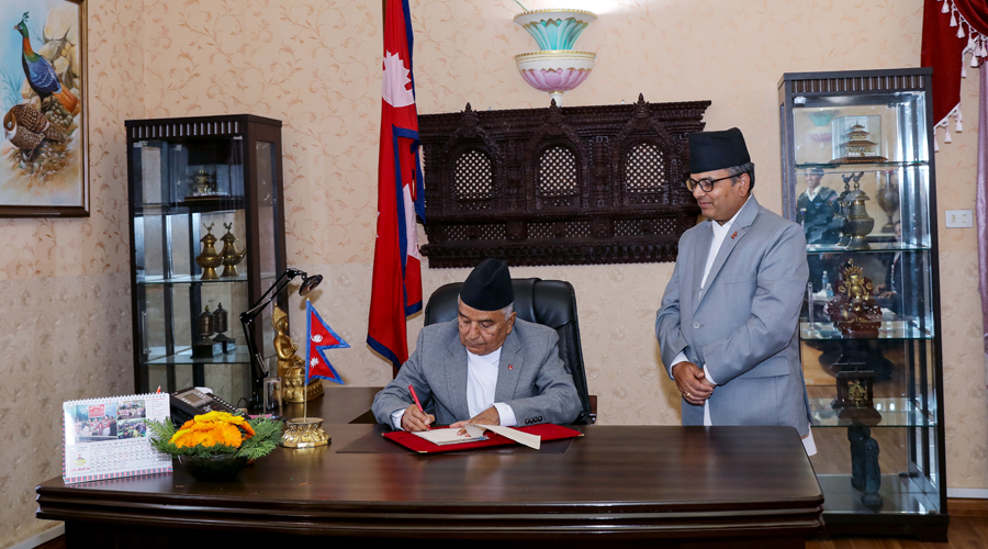 राष्ट्रपतिद्वारा एकैपटक चारवटा विधेयक प्रमाणीकरण