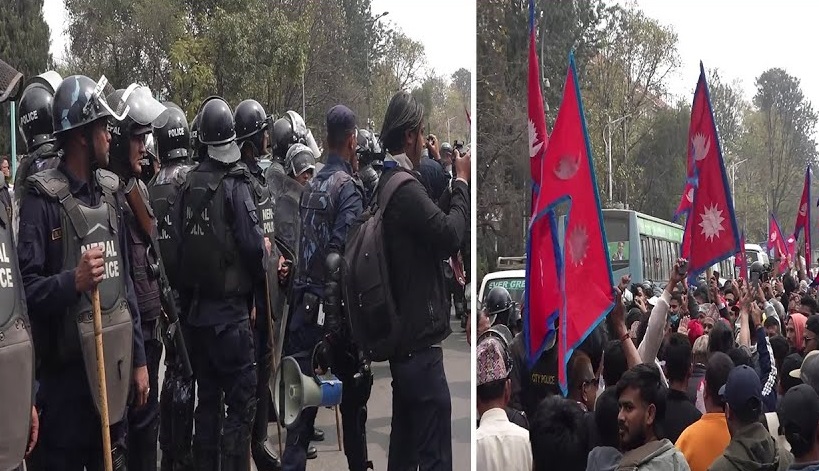 आज राजावादी र गणतन्त्रवादीको प्रदर्शन, उच्च सुरक्षा सतर्कता