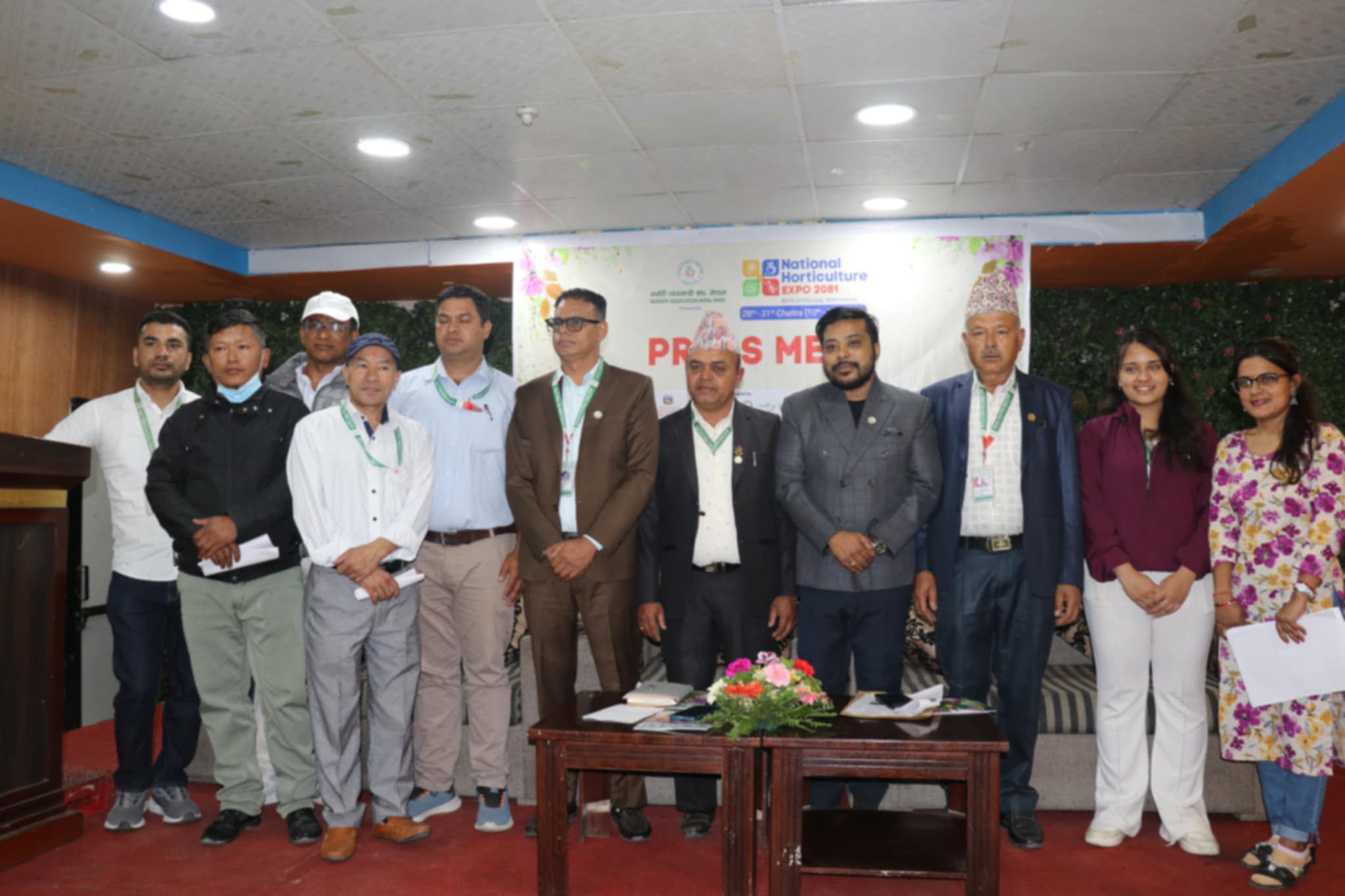 दोश्रो हर्टिकल्चर एक्स्पो २०८१ को तयारी पूरा चैत्र २८-३१ गतेसम्म हर्टिकल्चर एक्स्पो