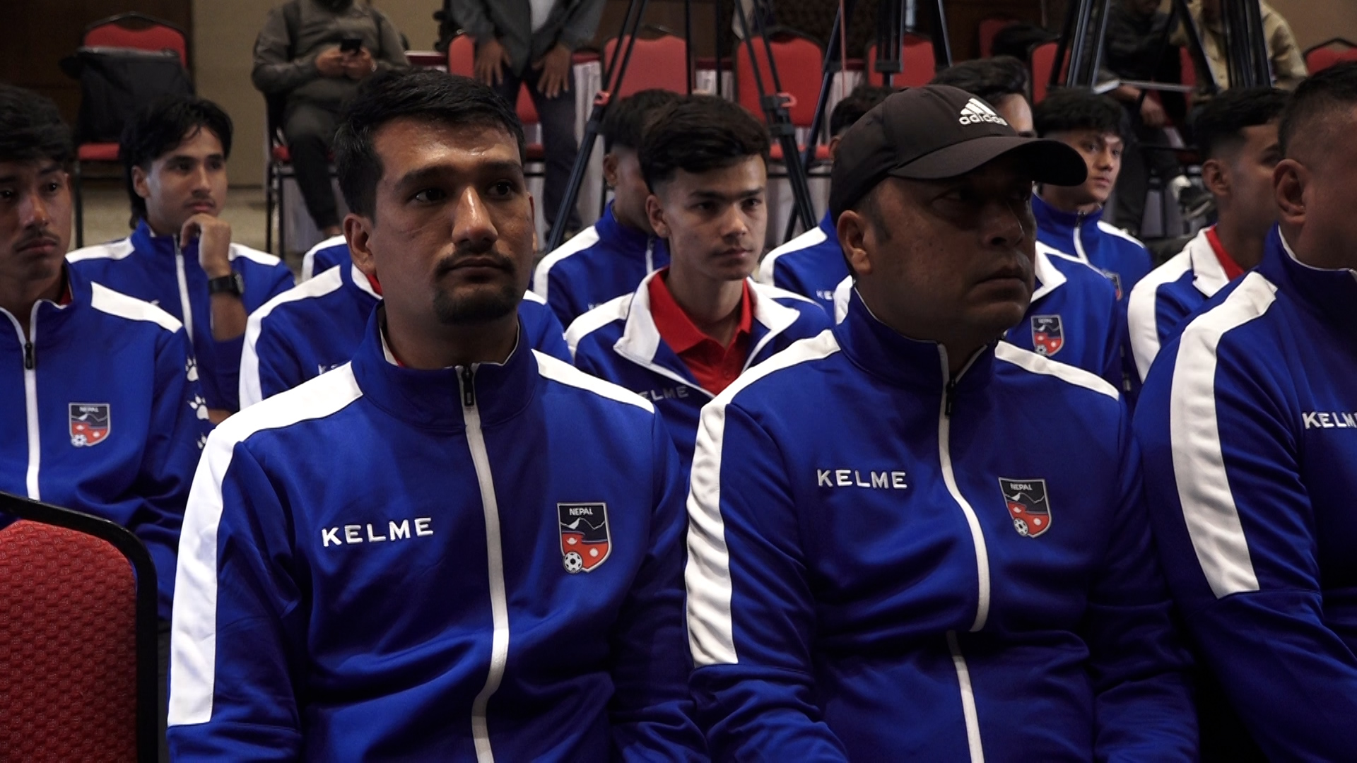 साफ यू–१९ फुटबल प्रतियोगिता खेल्ने राष्ट्रिय यू–१९ पुरुष टोलीलाई विदाई