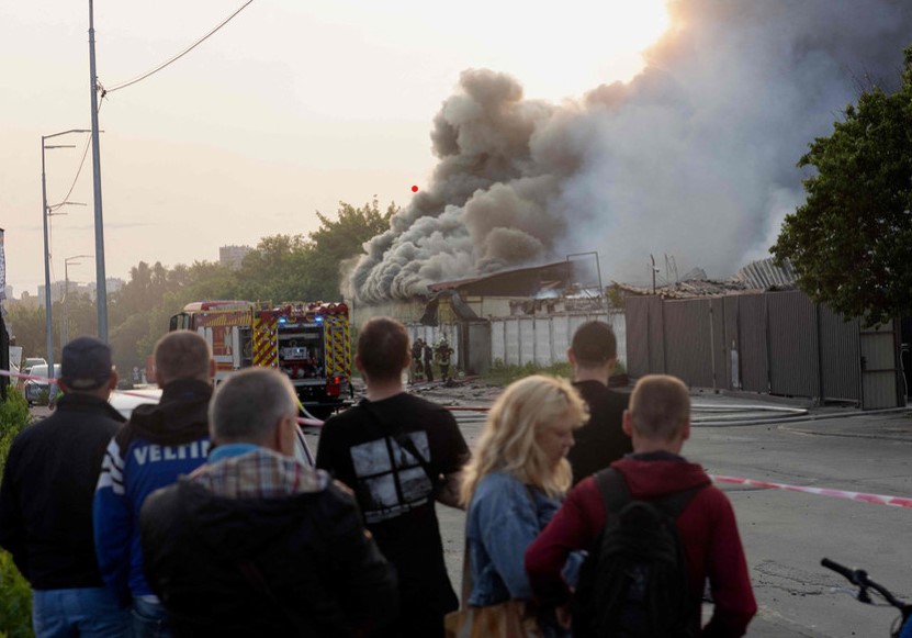 युक्रेनको राजधानीमा रुसद्धारा आक्रमण गर्दा २ मारिए