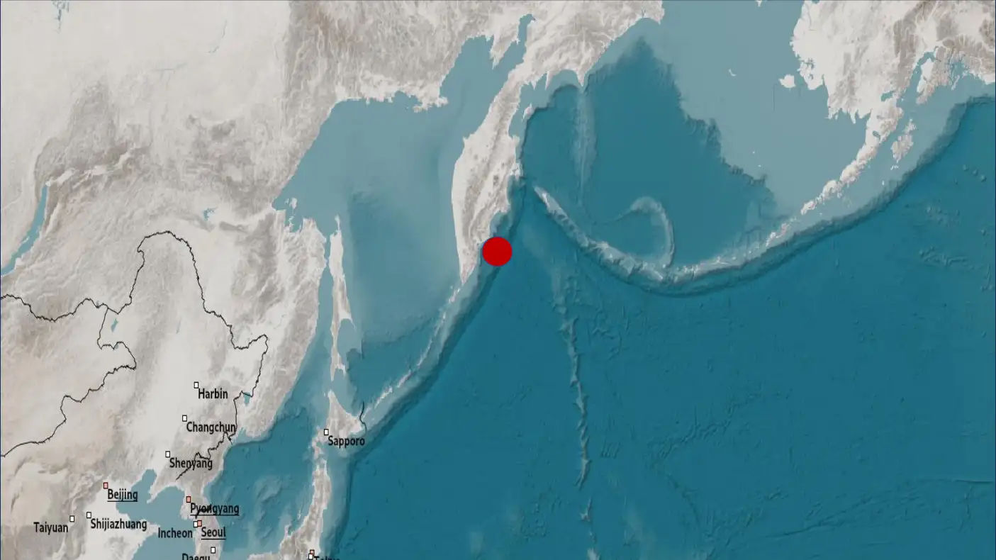 रुसको कामचट्का प्रायद्वीपमा ८.८ म्याग्निच्युडको शक्तिशाली भूकम्प