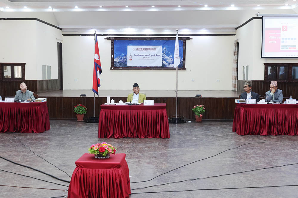 लुम्बिनी बौद्ध विश्वविद्यालयको ४९ करोड ५९ लाख बजेट स्वीकृत