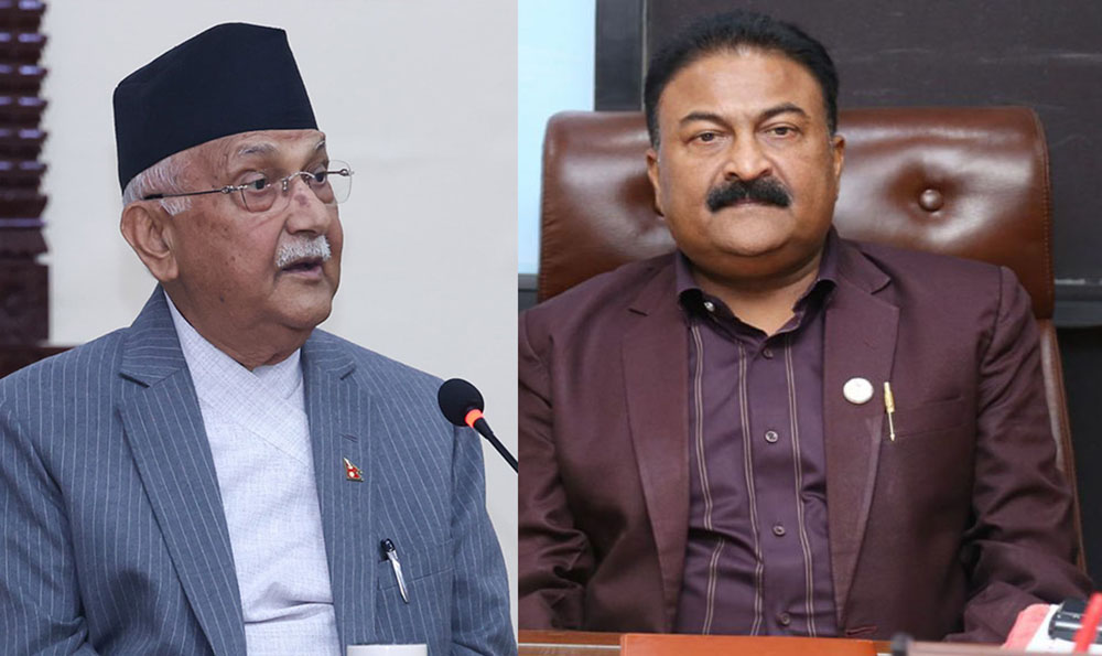 मन्त्री गुप्तालाई राजीनामा दिन प्रधानमन्त्री ओलीको निर्देशन