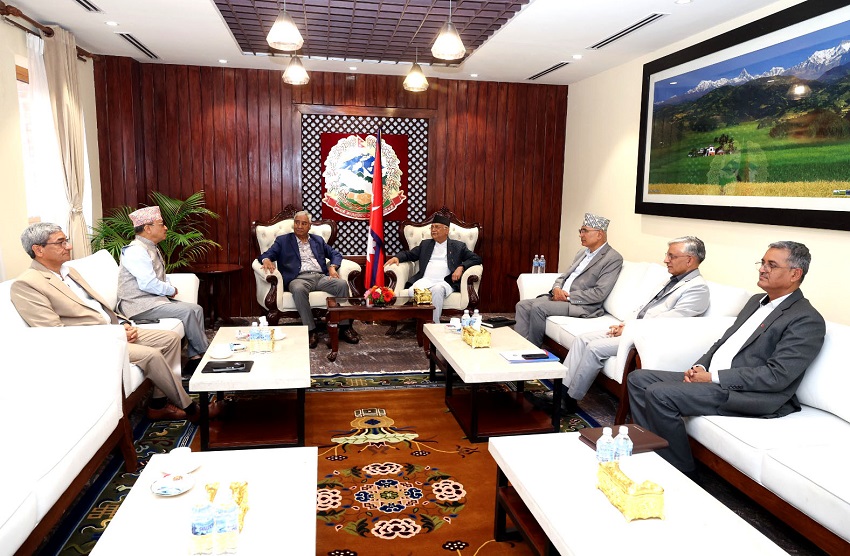 बागमती प्रदेश सरकारबारे कांग्रेस र एमालेका शीर्ष नेताबीच के भयो छलफल ?