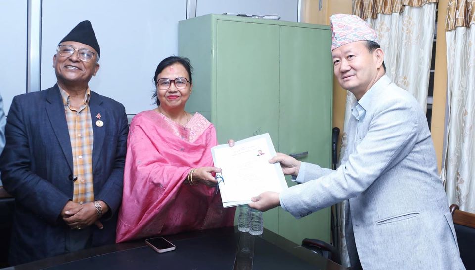 राज्य व्यवस्था समितिको सभापतिमा ईश्वरी न्यौपाने निर्विरोध चयन भएको घोषणा