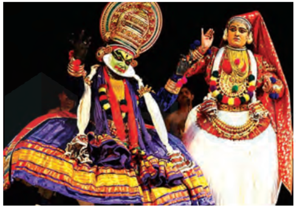 भारतीय स्वतन्त्रता दिवसको पूर्वसन्ध्यामा वीरगञ्जमा ‘कथाकली’ नृत्य