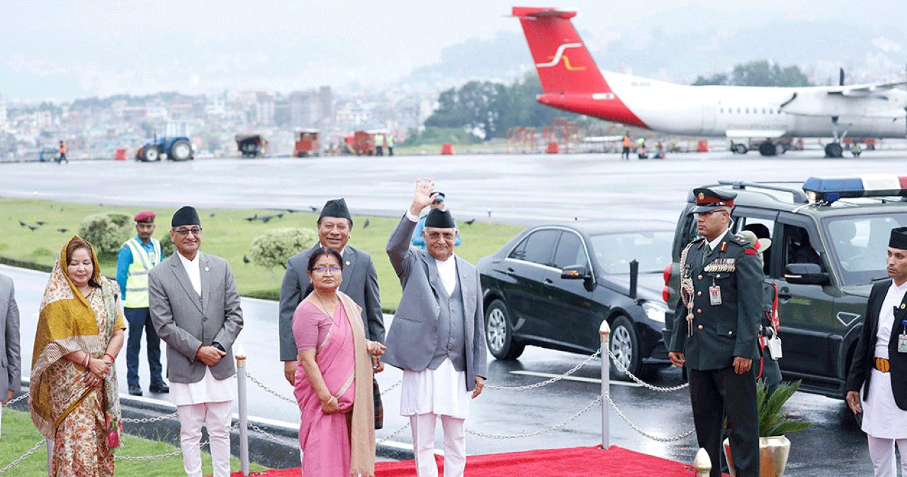 प्रधानमन्त्री ओली ‘एससीओ’ शिखर सम्मेलनमा भाग लिन चीन प्रस्थान