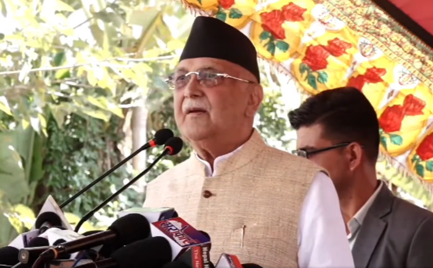 ओलीले भने : संसद विघटन असंवैधानिक कदम हो