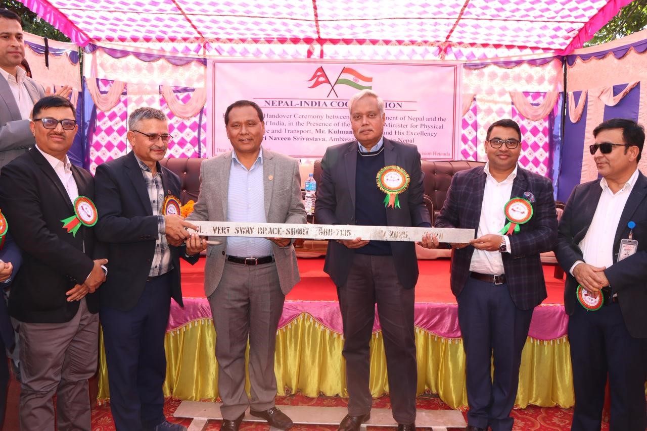 भारतले दियो नेपाललाई थप १० वटा बेली ब्रिज