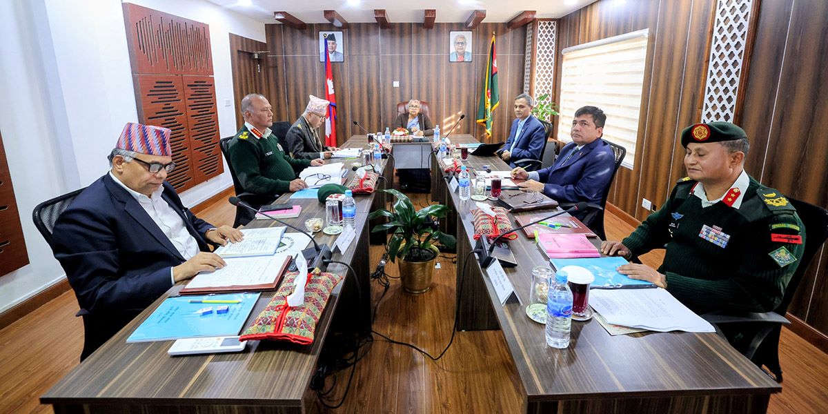 ‘प्रतिनिधिसभा निर्वाचनमा सेना परिचालन गर्न सिफारिस गरिने’