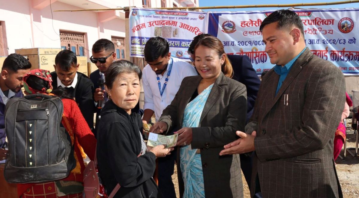 खोटाङको हलेसी तुवाचुङमा बदामखेती गर्नेलाई प्रोत्साहन, पाँच मुरीभन्दा बढी फलाउने पुरस्कृत