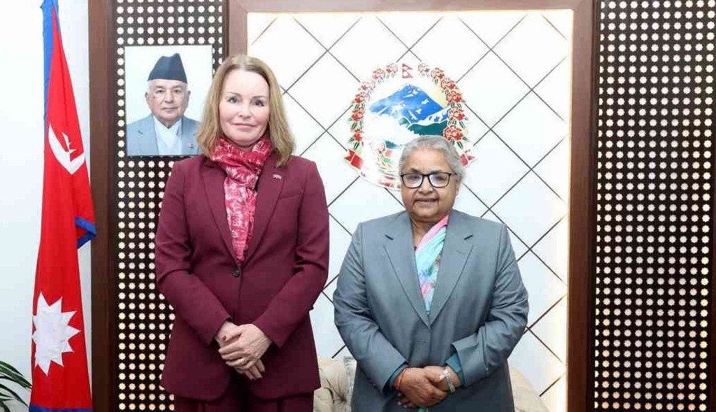 प्रधानमन्त्री कार्कीसँग नर्वेली राजदूतको शिष्टाचार भेट
