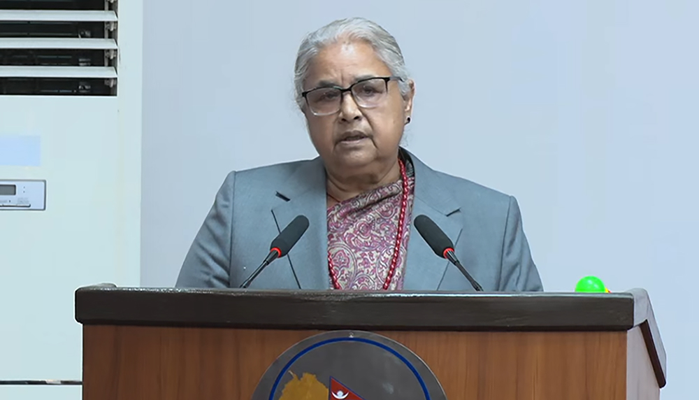 राष्ट्रिय सभामा प्रधानमन्त्री कार्कीको पहिलो सम्बोधन