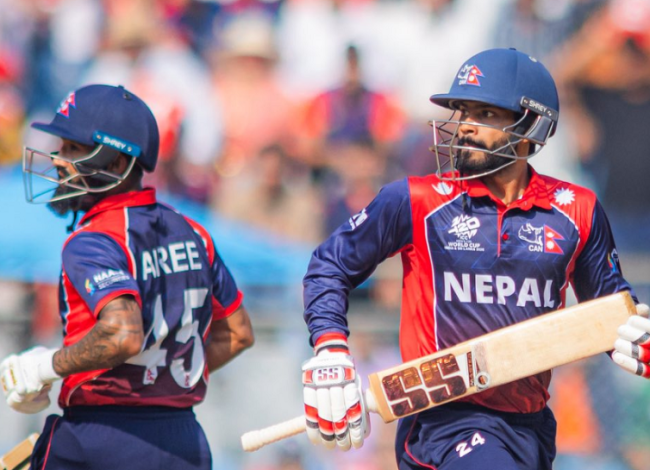 वेस्ट इन्डिजविरुद्ध नेपालले दियो १३४ रनको लक्ष्य