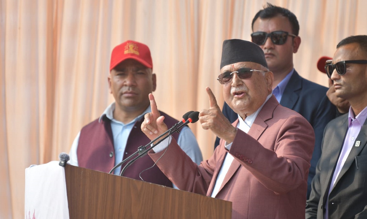 फागुन २१ को निर्वाचनमा कसैले पनि बुथ कब्जा गर्ने कल्पना नगर्न ओलीकाे चेतावनी