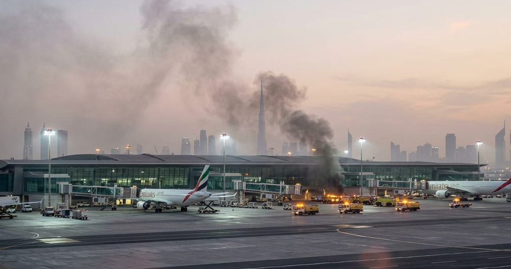 दुबई विमानस्थल नजिक ड्रोन आक्रमण, उडान सेवा प्रभावित