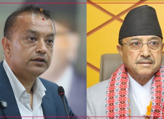 पूर्णबहादुर खड्का र गगन थापा बिच गोल्फुटारमा भेट