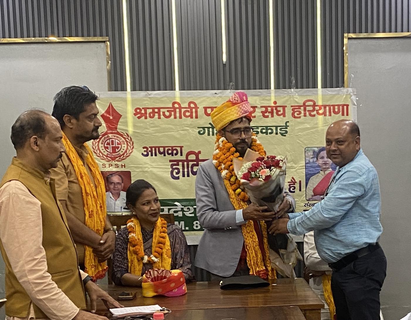 श्रमजीवी पत्रकार संघ नेपालका अध्यक्ष जन्मदेव जैसी भारतमा, श्रमजीवी विषयमा घनिभूत छलफल