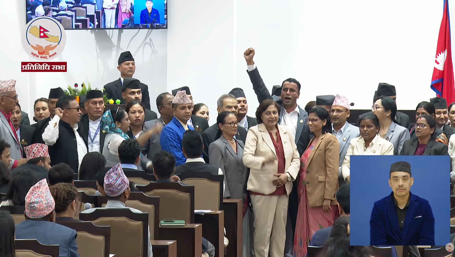 प्रधानमन्त्रीको जवाफ माग्दै प्रतिनिधिसभामा विपक्षीको अवरोध, बैठक जेठ १२ सम्म स्थगित