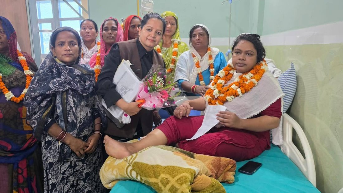 अनशनरत रुबी खानले २३औँ दिनमा तोडिन् अनशन, सरकारसँग पाँचबुँदे सहमति