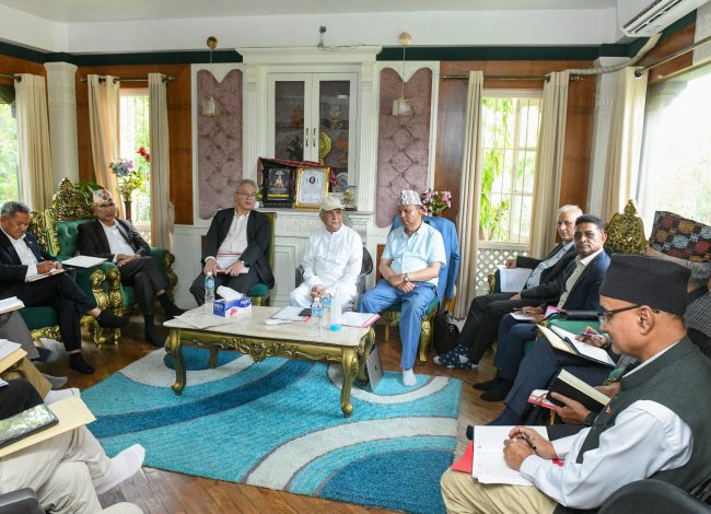 आज पनि एमाले सचिवालय बैठक, १२ जना नेताले बोल्ने कार्यसूची