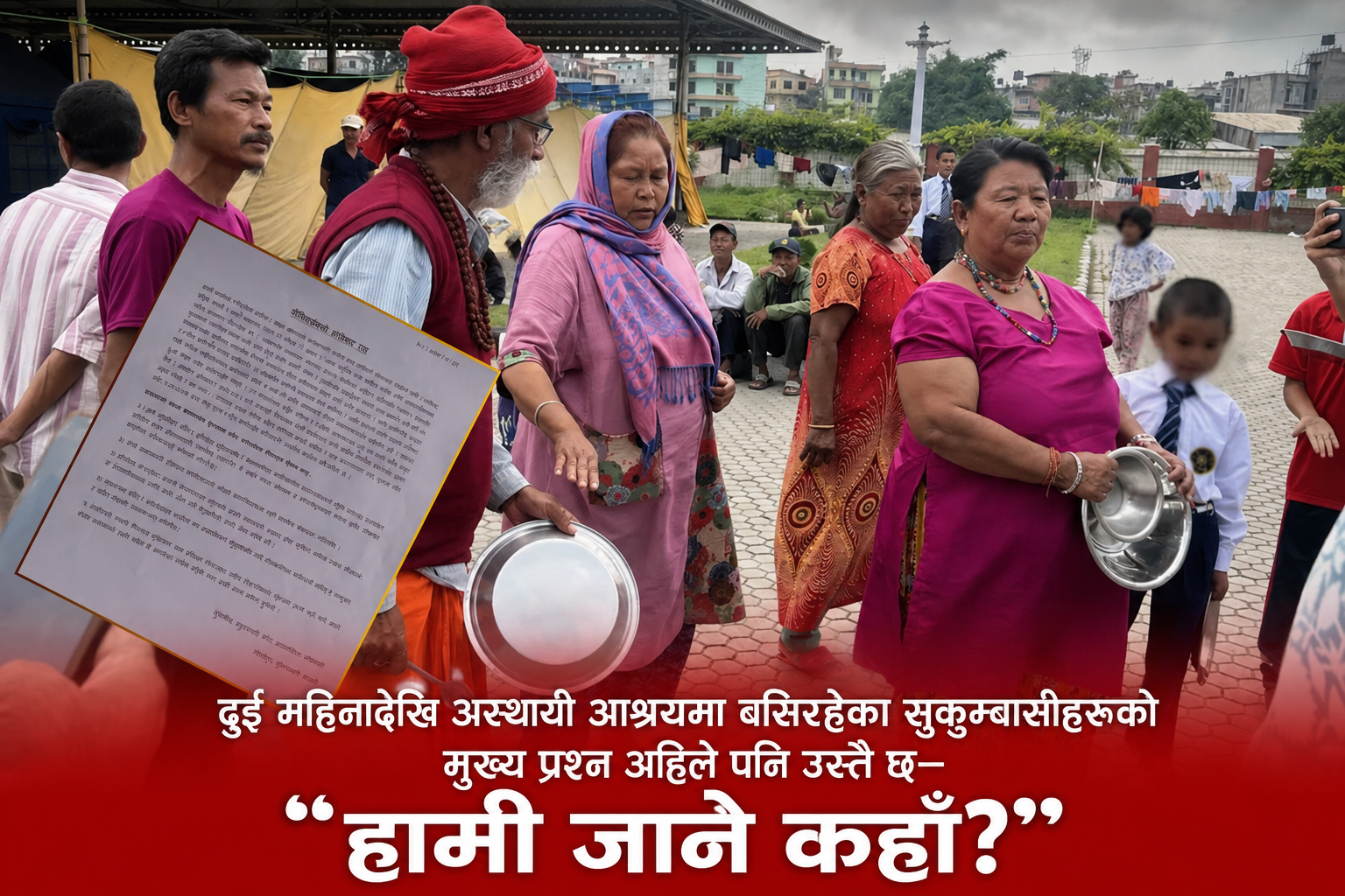 दुई महिना होल्डिङ सेन्टरमा, समाधान शून्य : सुकुम्बासी भन्छन्– ‘अब फर्किने बेला आयो’