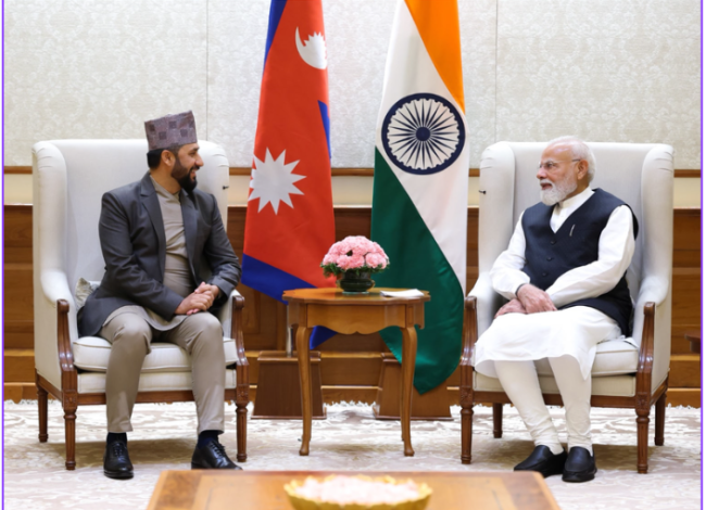 रवि लामिछाने र प्रधानमन्त्री नरेन्द्र मोदीबीच भेट, नेपाल–भारत सम्बन्ध मजबुत बनाउने प्रतिबद्धता
