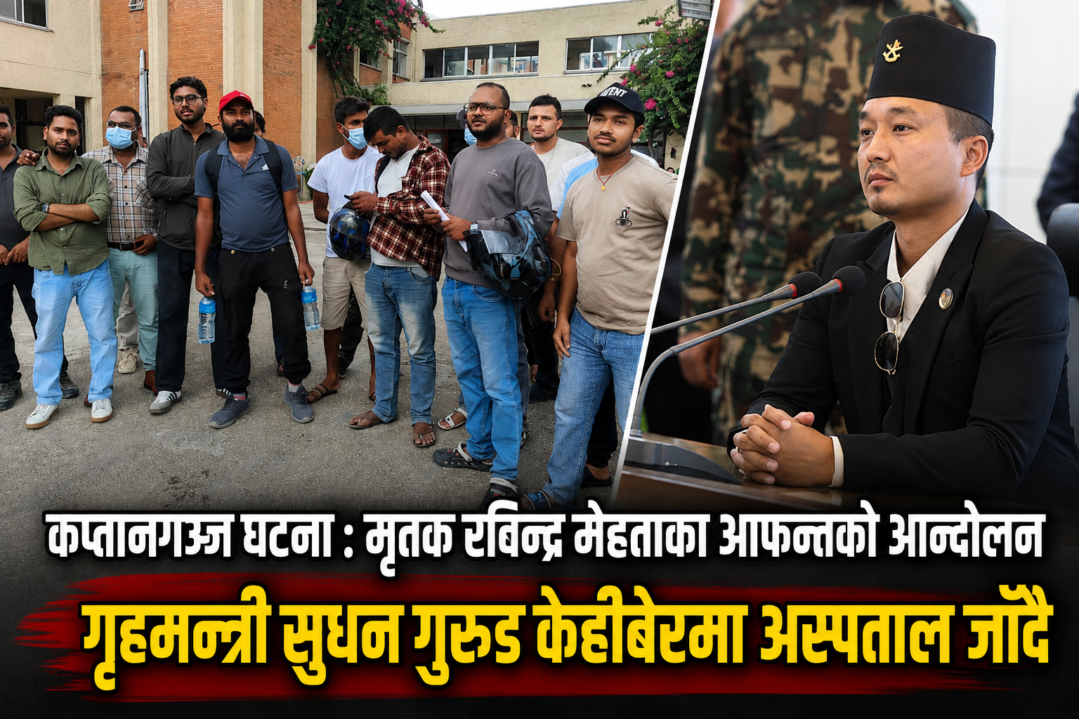 शव नबुझ्ने अडानपछि शिक्षण अस्पताल जाँदै गृहमन्त्री, रबिन्द्र मेहता प्रकरणमा सरकारमाथि दबाब