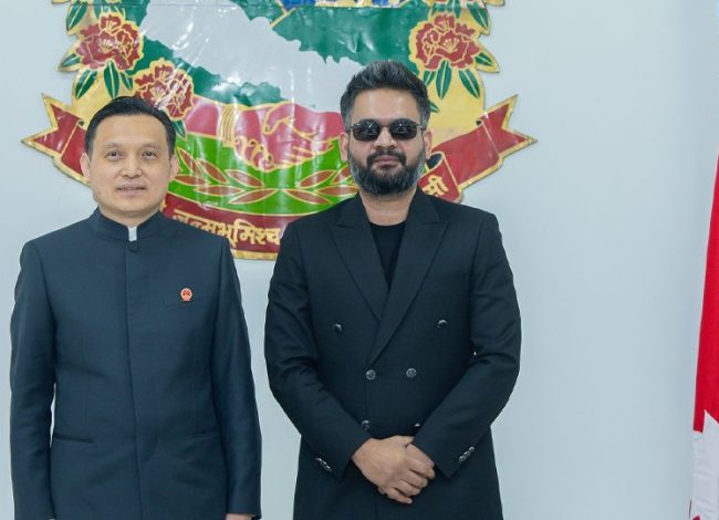 राजदूत माओमिङसँग भेटवार्ता,  चीनसँगको सहकार्य विस्तारमा प्रधानमन्त्री शाहको जोड