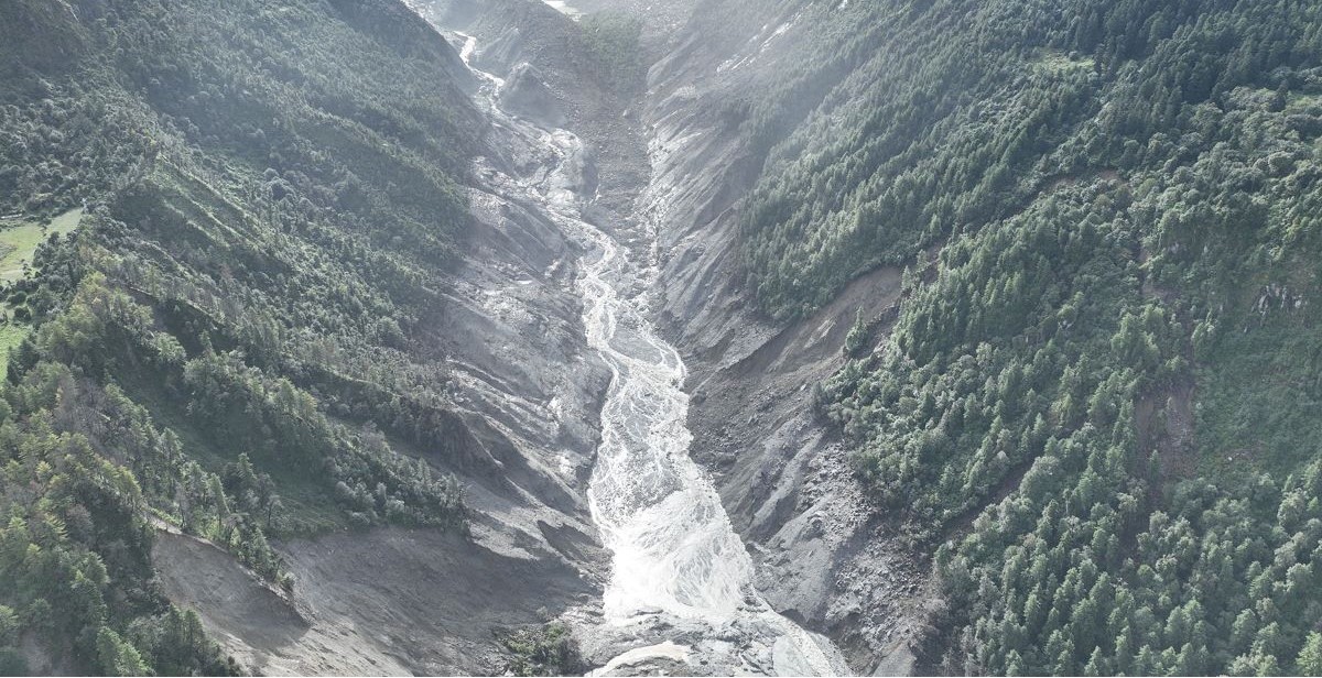 तिब्बततर्फ फेरि ताल फुटेपछि रसुवामा बाढीको जोखिम, त्रिशूली तटीय क्षेत्रमा उच्च सतर्कता