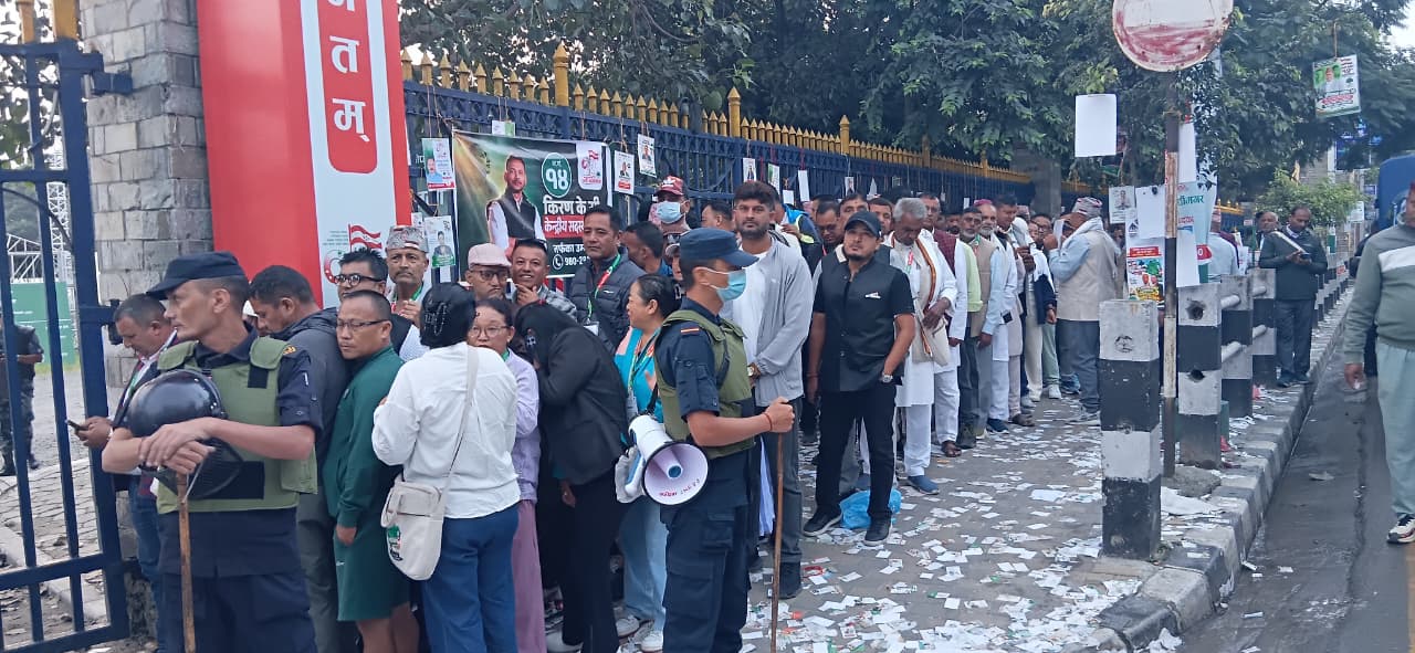 कांग्रेस निर्वाचन अपडेट: राष्ट्रिय सभागृह, खुलामञ्च र तीनवटा हलमा भोटिङ, मोबाइल लैजान निषेध